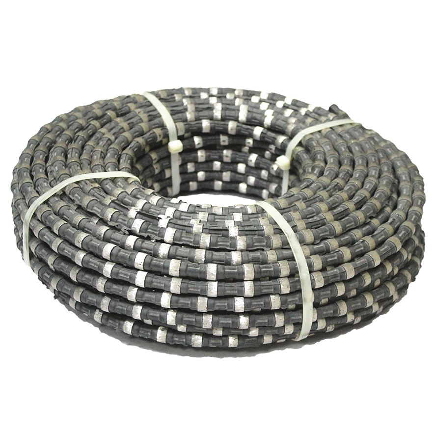 Sierra de hilo de diamante flexible de 11,5 mm para extracción de piedra de granito